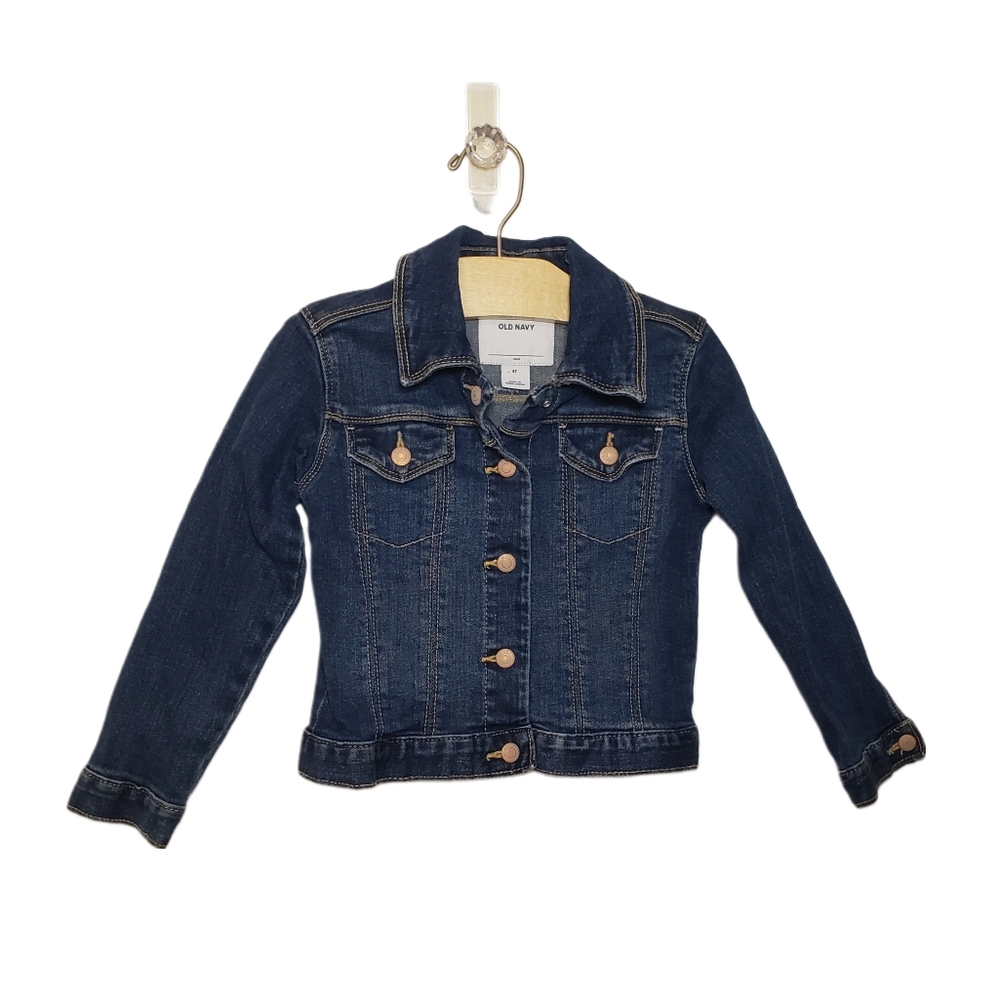 Old Navy 4T Stretchy Blue Denim Jean Jacket